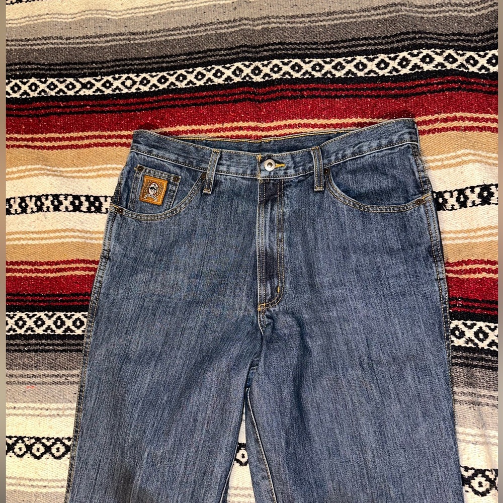 Cinch MEN'S SLIM FIT BRONZE LABEL JEAN - DARK STONEWASH